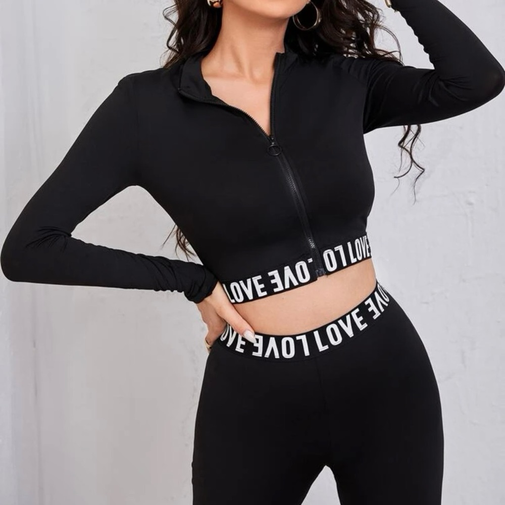 Black and white love two pieces.